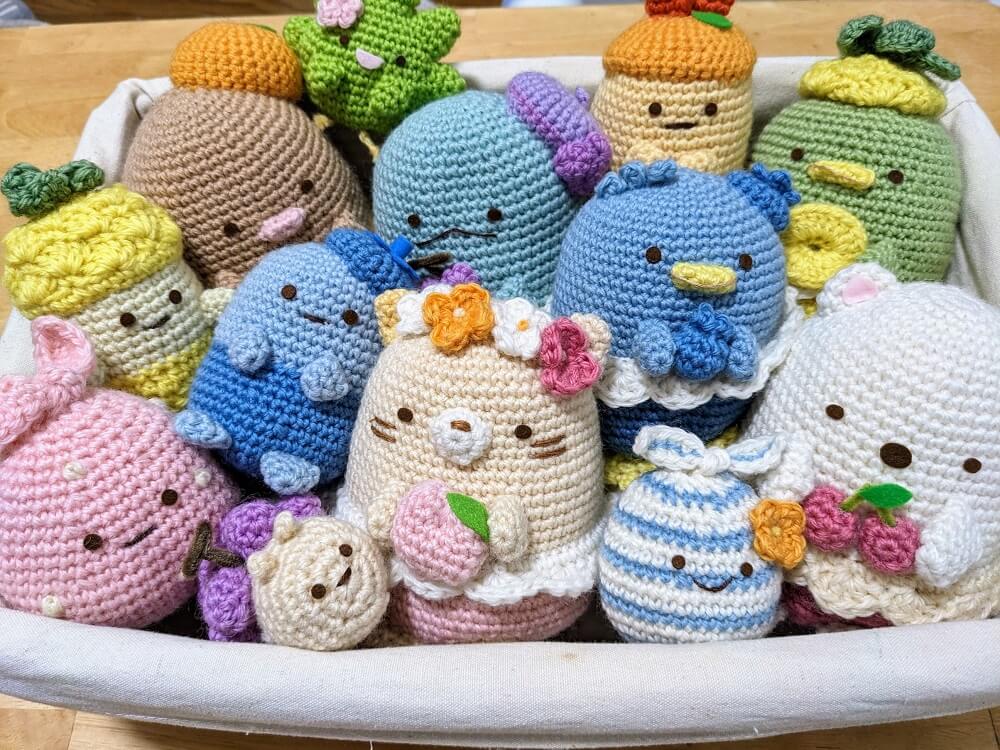 フェリシモのすみっコぐらしあみぐるみの会 6とまとめ | あみぐるみこ 