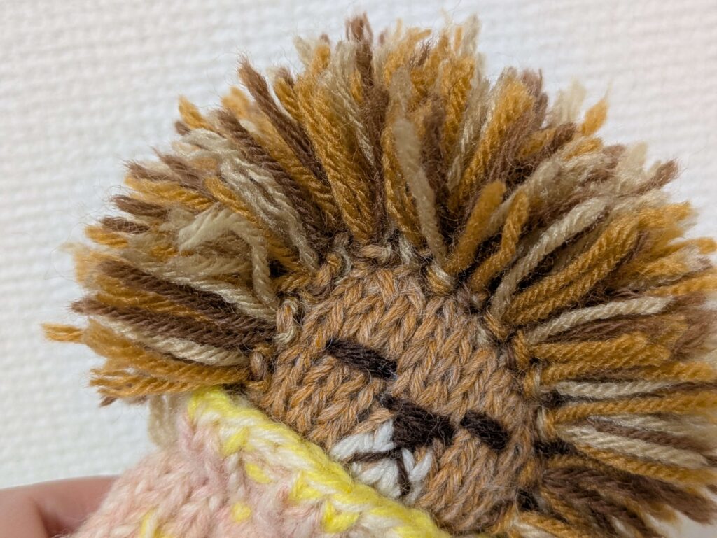ライオンの棒ぐるみたてがみ