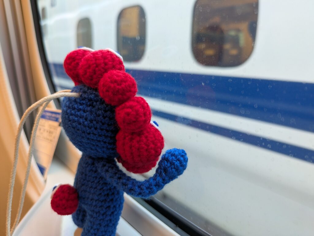 新幹線の車内から